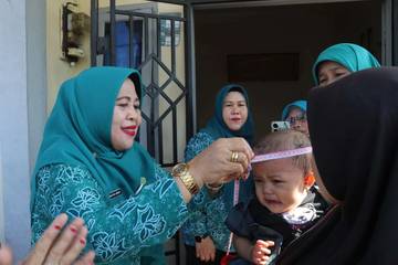 TP PKK Meranti Dukung Penguatan Program Imunisasi Nasional