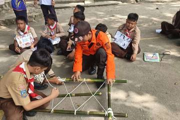 BPBD Bangka Edukasi Mitigasi Bencana kepada Pelajar